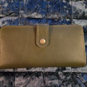 Portland Leather Bifold Olive Green Women's Wallet